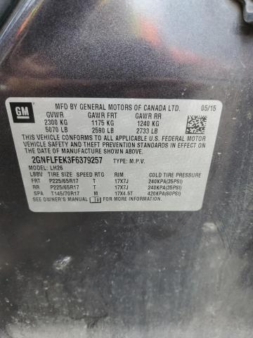 2015 CHEVROLET EQUINOX LT - 2GNFLFEK3F6379257