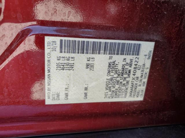 2018 NISSAN MAXIMA 3.5 - 1N4AA6AP7JC408422