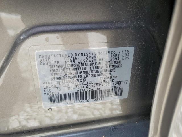 2016 NISSAN SENTRA S - 3N1AB7AP3GY222313