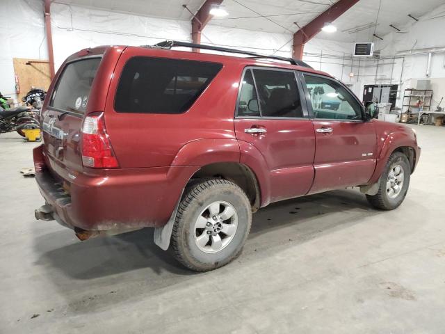 TOYOTA 4RUNNER 4D 2007 red  gas JTEBU14R678078401 photo #4