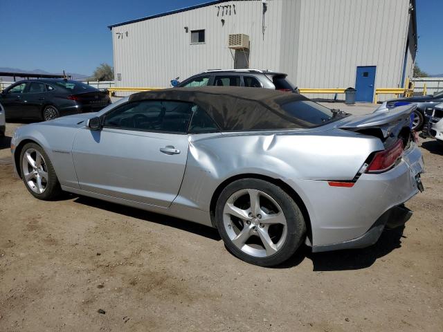 CHEVROLET CAMARO LT 2015 silver  gas 2G1FD3D36F9287453 photo #3