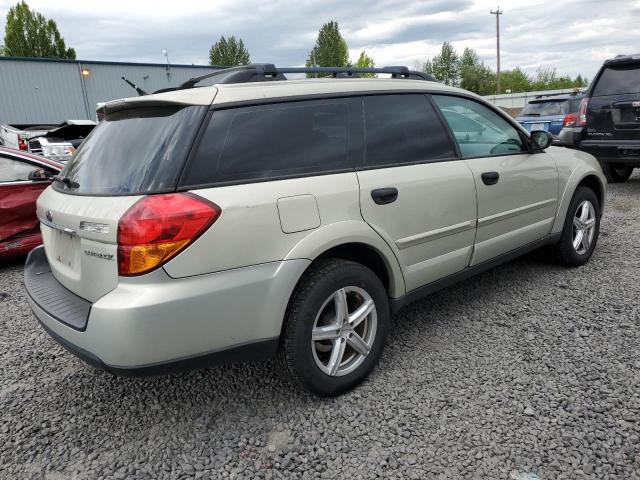 SUBARU OUTBACK OU 2007 cream  gas 4S4BP61C276325400 photo #4