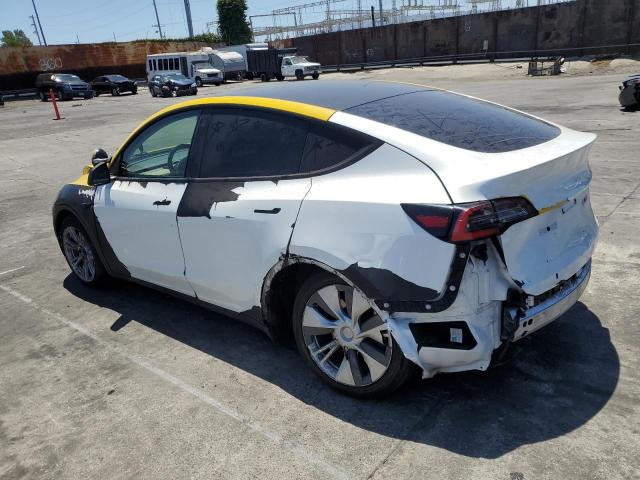 TESLA MODEL Y 2021 white  electric 5YJYGDEE0MF073631 photo #3