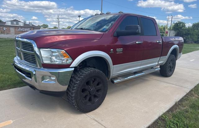 DODGE RAM 2500 L 2012 red crew pic diesel 3C6UD5FL8CG287373 photo #3