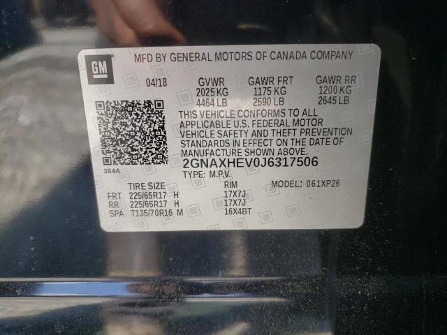 2018 CHEVROLET EQUINOX LS - 2GNAXHEV0J6317506