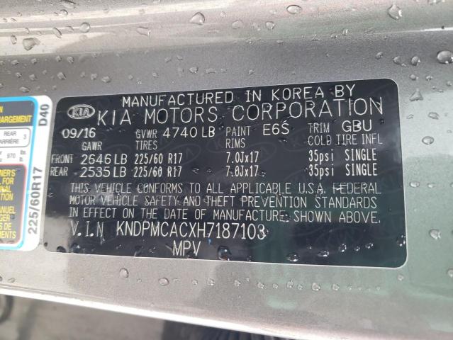 2017 KIA SPORTAGE L #3290287246