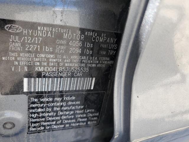2018 HYUNDAI ELANTRA SP - KMHD04LB5JU525535