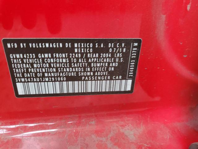 2018 VOLKSWAGEN GTI S 3VW547AU1JM291060