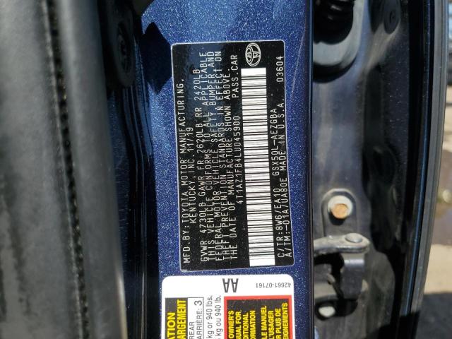2020 TOYOTA AVALON XLE - 4T1AZ1FB4LU045900
