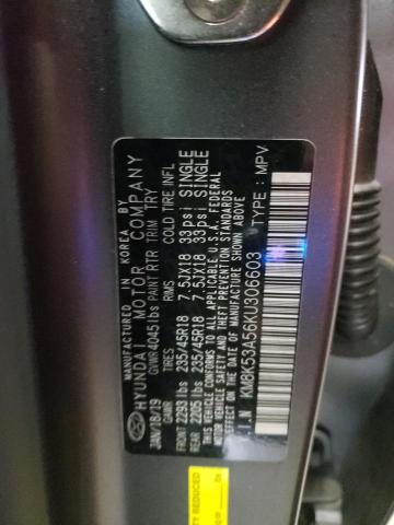 2019 HYUNDAI KONA ULTIM KM8K53A56KU306603