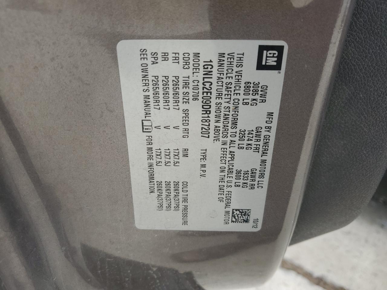 CHEVROLET TAHOE POLICE