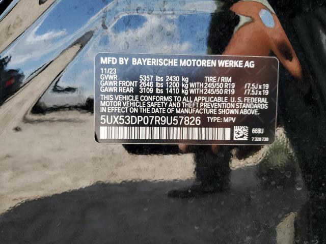 2024 BMW X3 XDRIVE3 5UX53DP07R9U57826
