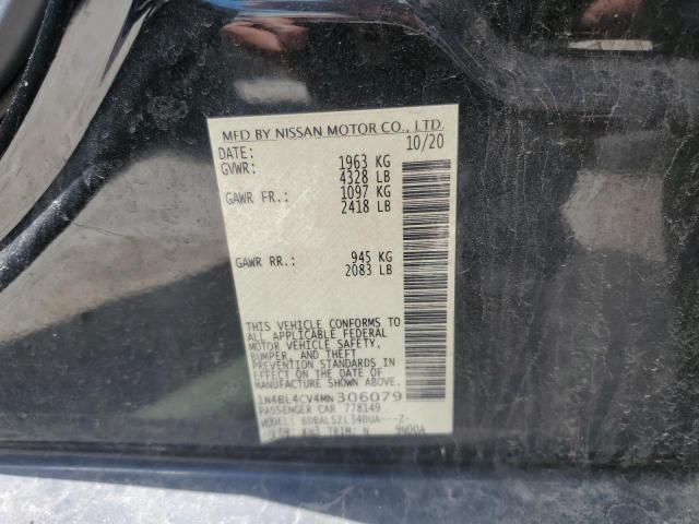 2021 NISSAN ALTIMA SR - 1N4BL4CV4MN306079