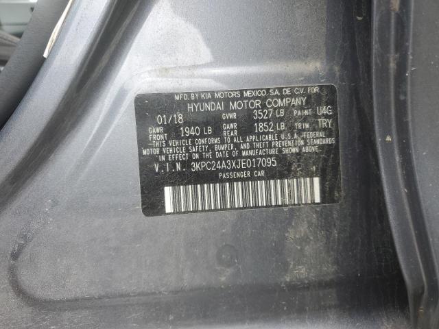 3kpc24a3xje017095 - 2018 Hyundai accent se - #57303025