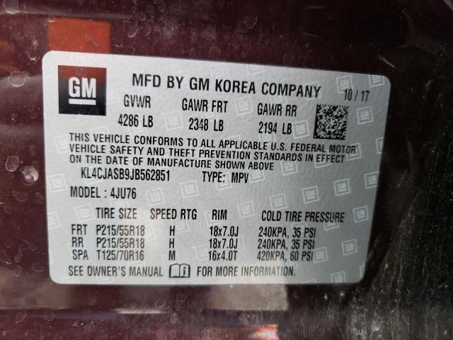 2018 BUICK ENCORE PRE - KL4CJASB9JB562851