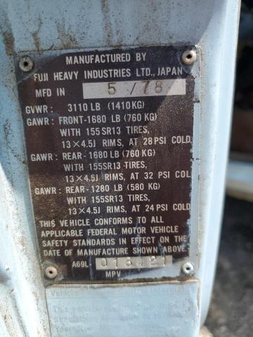 1978 SUBARU BRAT #3268972006