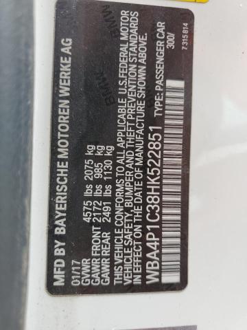 2017 BMW 440I - WBA4P1C38HK522851