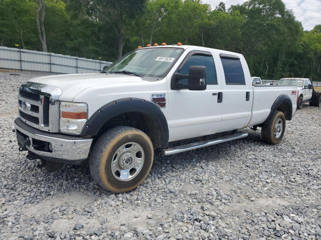 FORD F350 SRW S 2008 white crew pic diesel 1FTSW31R08EB17128 photo #3