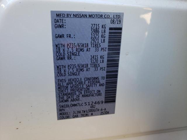 2020 INFINITI QX60 LUXE 5N1DL0MM7LC512469