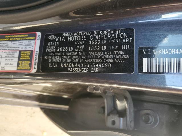 2016 KIA RIO EX - KNADN4A36G6599090