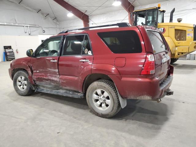 TOYOTA 4RUNNER 4D 2007 red  gas JTEBU14R678078401 photo #3