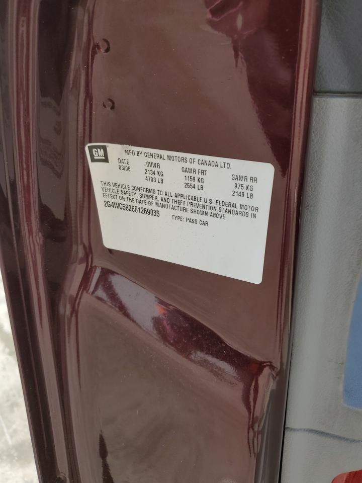 Lot #3302718001 2006 BUICK LACROSSE C