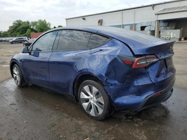 TESLA MODEL Y 2022 blue  electric 7SAYGDEE9NF311268 photo #3
