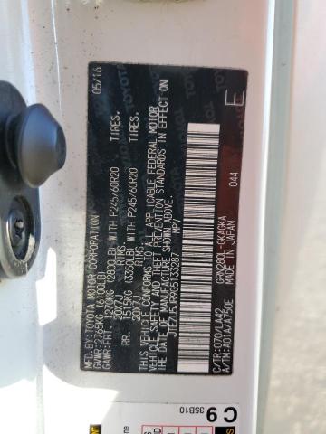 2016 TOYOTA 4RUNNER SR - JTEZU5JR9G5133287