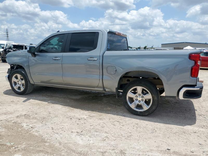 CHEVROLET SILVERADO 2024 silver  gas 3GCPACEK7RG433430 photo #3