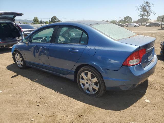 HONDA CIVIC LX 2009 blue  gas 1HGFA16589L011437 photo #3