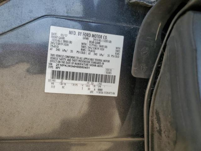 2017 FORD EDGE TITAN - 2FMPK3K94HBB80451