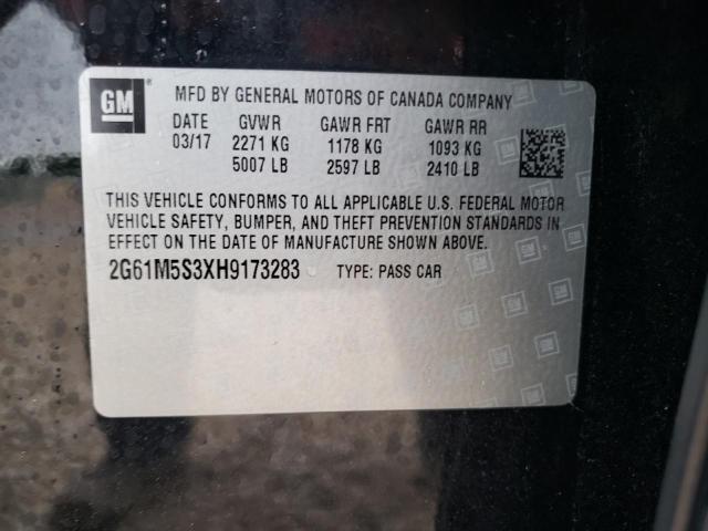 2017 CADILLAC XTS LUXURY - 2G61M5S3XH9173283