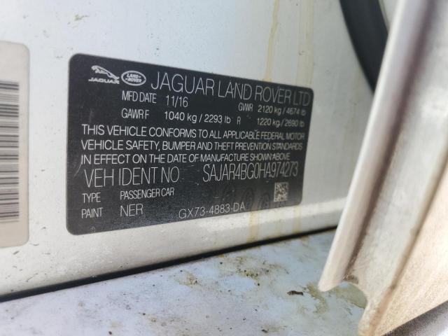 2017 JAGUAR XE SAJAR4BG0HA974273