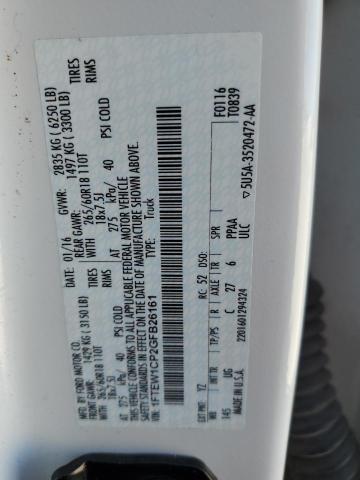 2016 FORD F150 SUPER - 1FTEW1CP2GFB26161