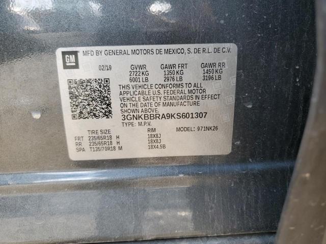 2019 CHEVROLET BLAZER 1LT - 3GNKBBRA9KS601307