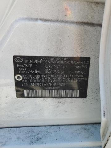 2017 HYUNDAI SONATA SE 5NPE24AF7HH562809