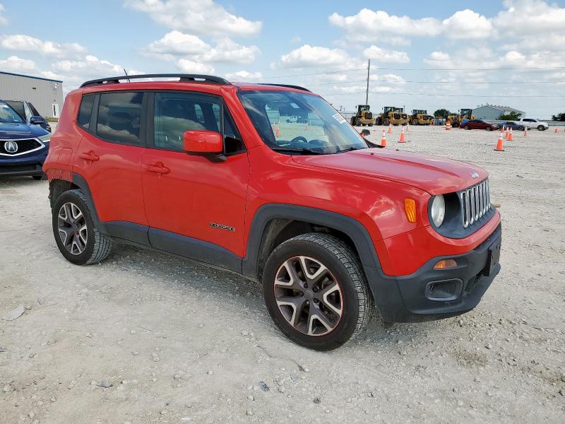 Vin: zaccjbbt2fpb30751, lot: 58763835, jeep renegade latitude 20154