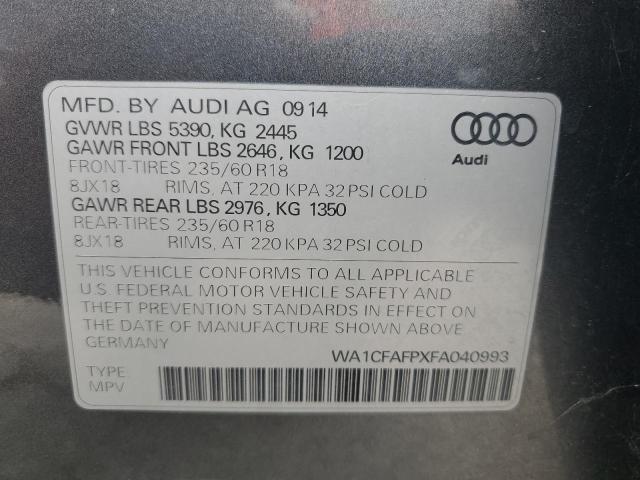 2015 AUDI Q5 PREMIUM - WA1CFAFPXFA040993