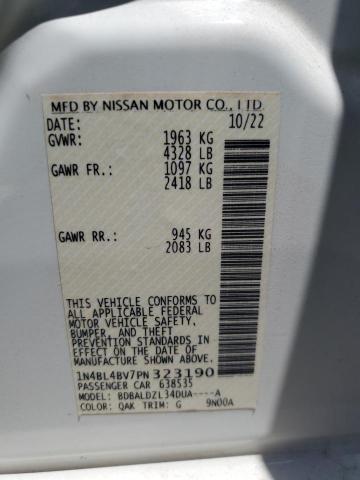 2023 NISSAN ALTIMA S 1N4BL4BV7PN323190