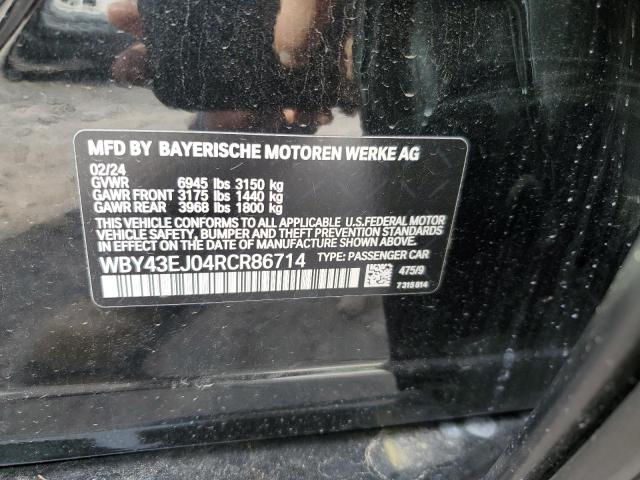 2024 BMW I7 EDRIVE5 WBY43EJ04RCR86714