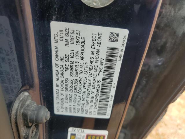 2018 HONDA CR-V EXL - 2HKRW2H89JH623715