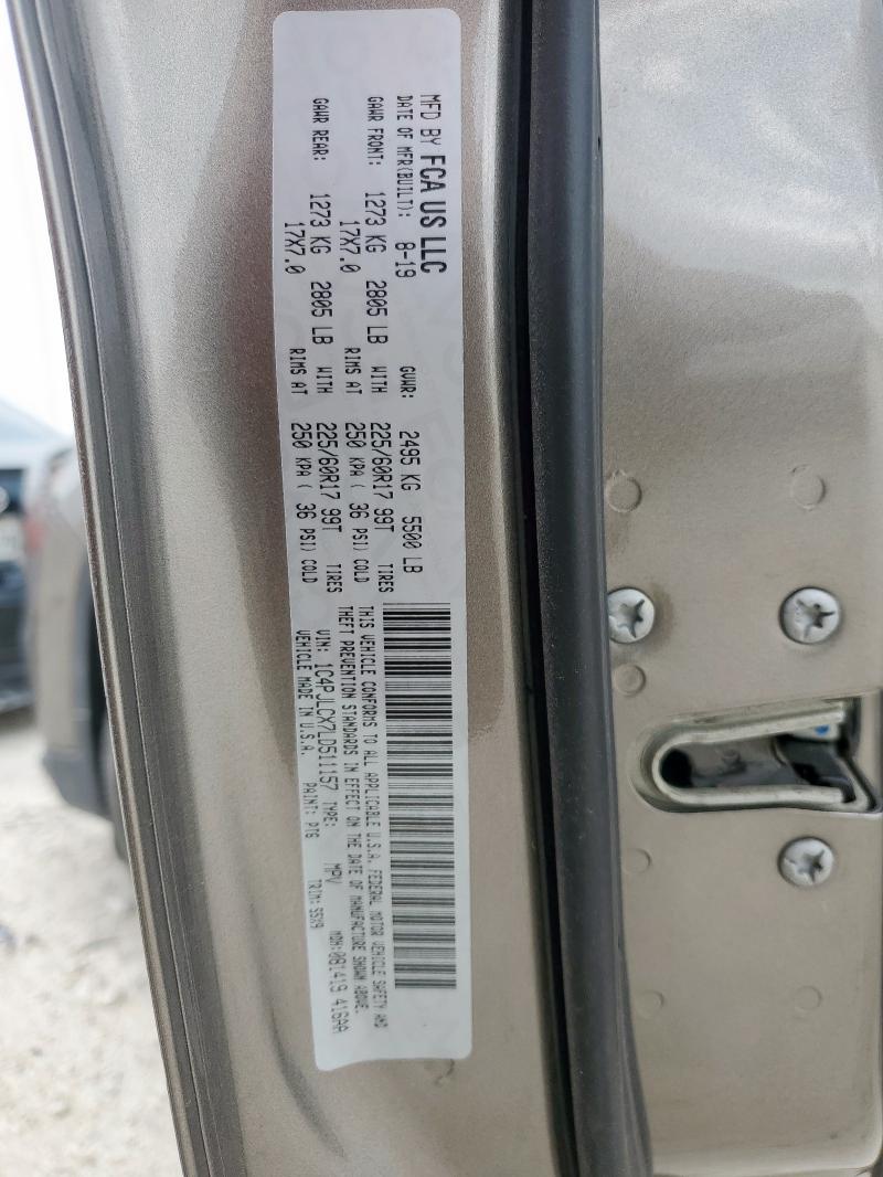 2020 JEEP CHEROKEE L 1C4PJLCX7LD511157