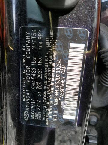 2018 GENESIS G80 BASE KMHGN4JE3JU238254