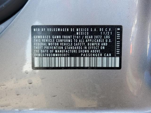 2021 VOLKSWAGEN JETTA S - 3VWC57BU3MM093071
