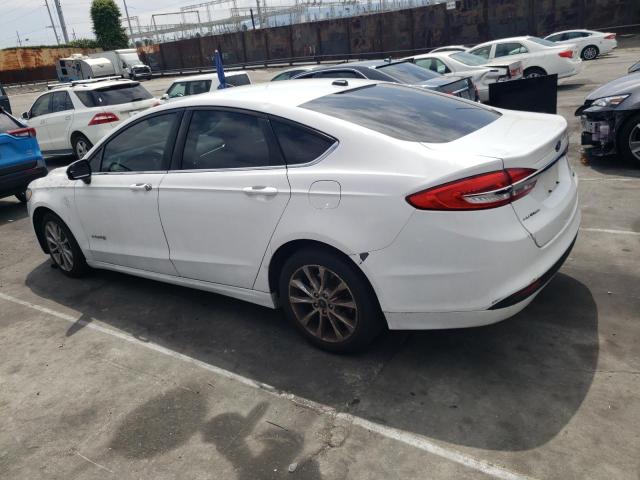 FORD FUSION SE 2017 white  hybrid engine 3FA6P0LU4HR224877 photo #3