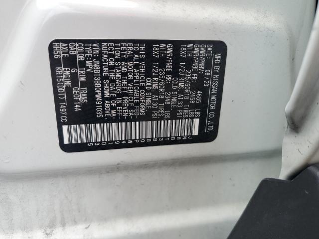 2023 NISSAN ROGUE SV JN8BT3BB0PW491035