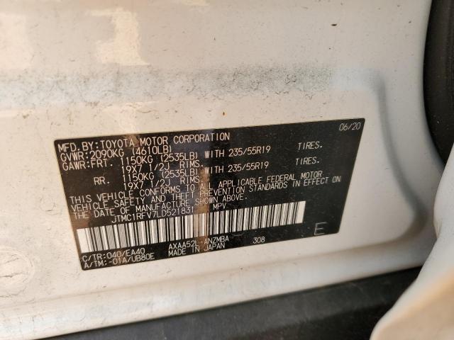 2020 TOYOTA RAV4 XLE P - JTMC1RFV7LD521831