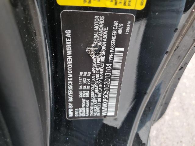 2016 MINI COOPER WMWXP5C51G2D13104