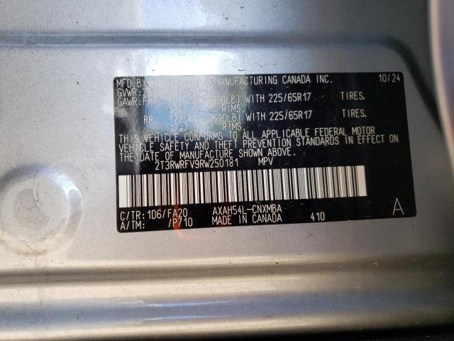2024 TOYOTA RAV4 XLE - 2T3RWRFV9RW250181