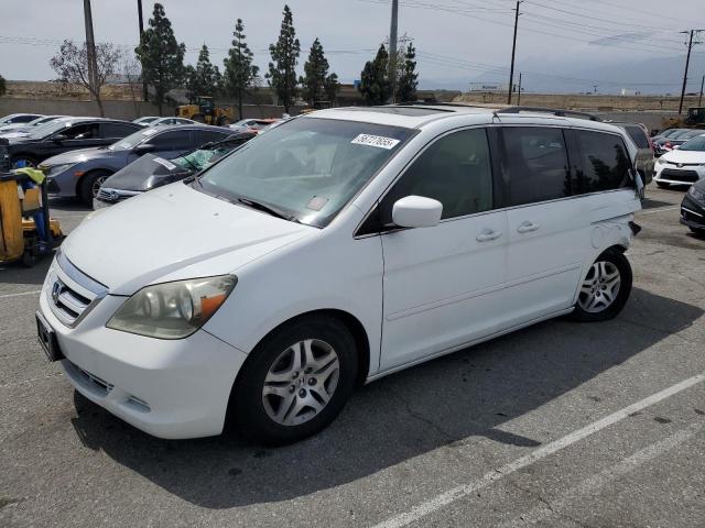 HONDA ODYSSEY EX 2006 white  gas 5FNRL38736B434134 photo #1
